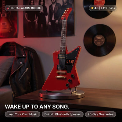 HeavyHertz™ Guitar Alarm Clock